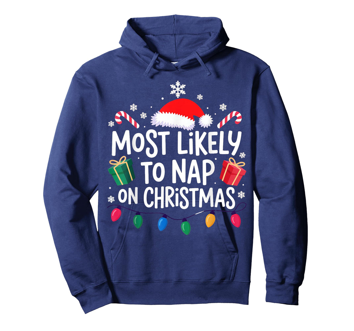 Most Likely to Nap On Christmas Family T-Shirt