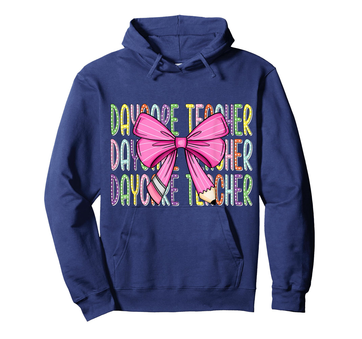 Colorful Daycare Teacher Bow Shirt T-Shirt