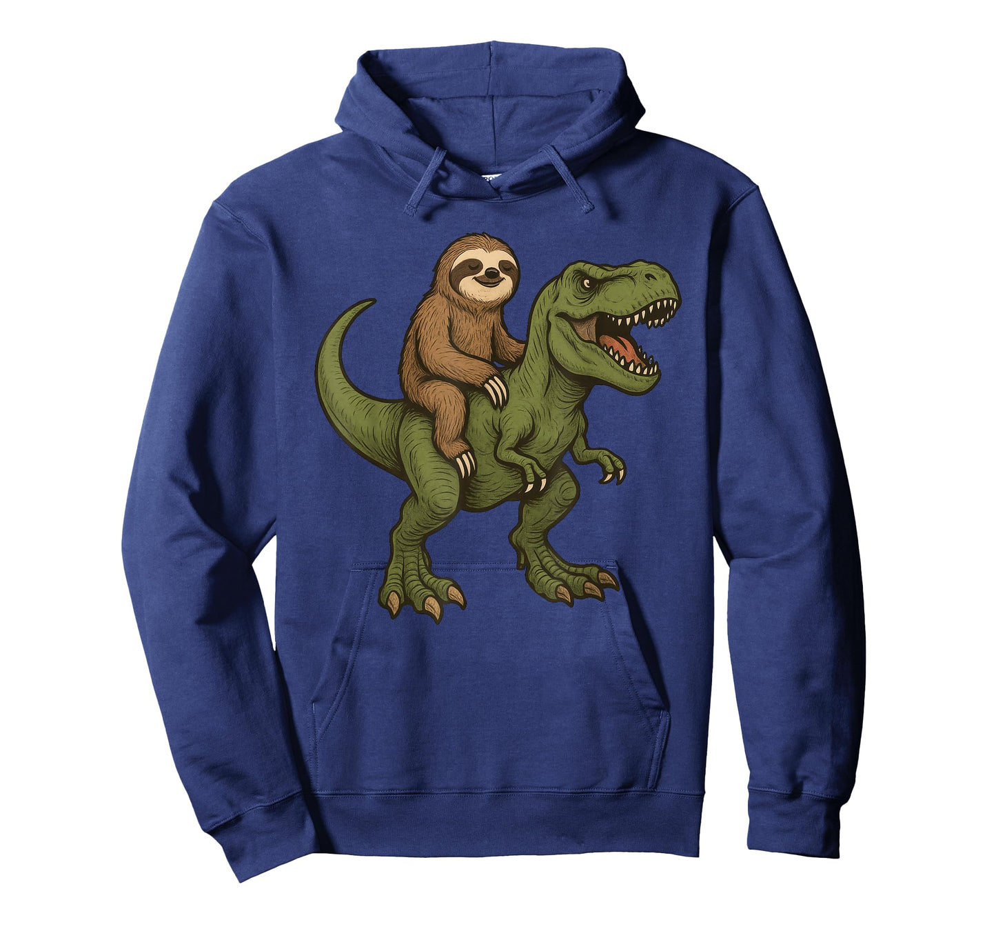 Sloth Riding T-Rex Dinosaur Funny Sloth T-Shirt