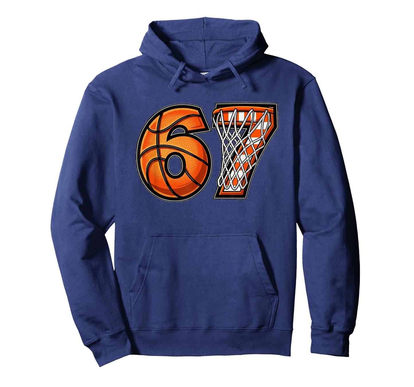 Basketball 67 Hoop Number Design T-Shirt