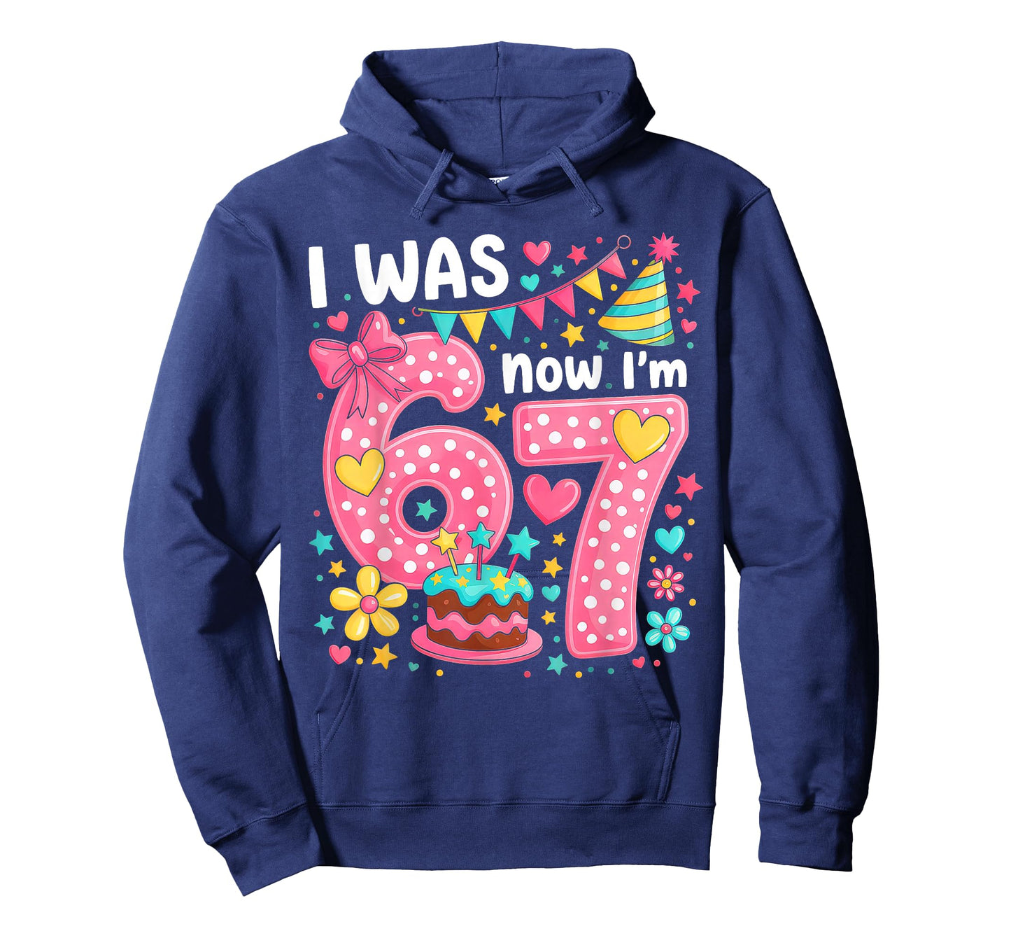 7 Year Old Birthday I was 6 Now I'm 7 T-Shirt