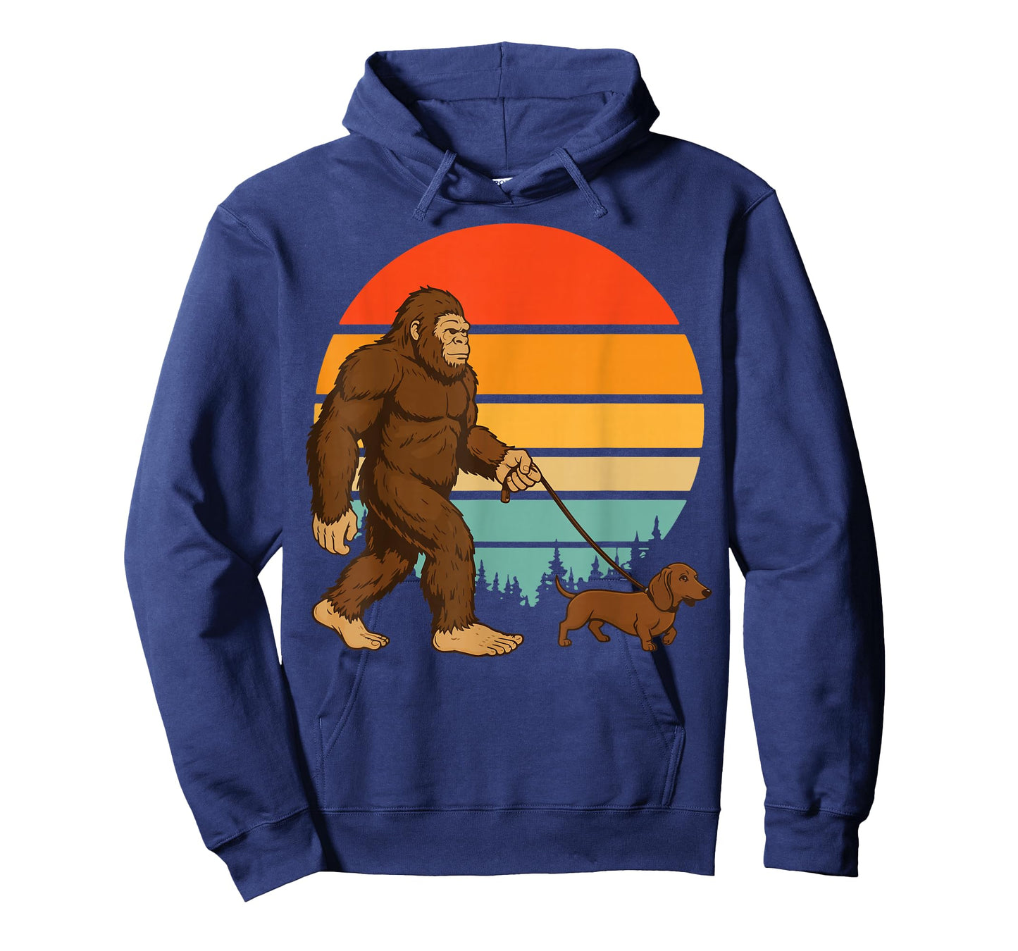 Bigfoot Dachshund Weiner Dog T-Shirt