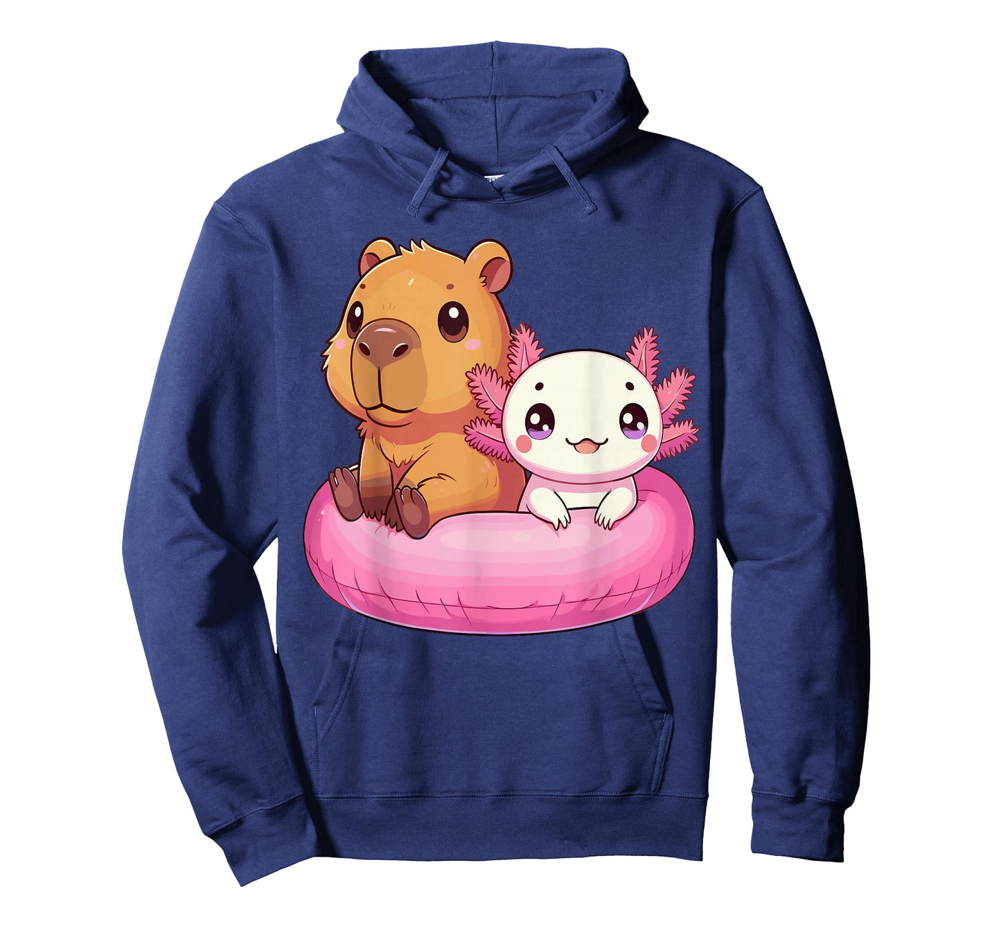 Capybara and Axolotl Kawaii T-Shirt