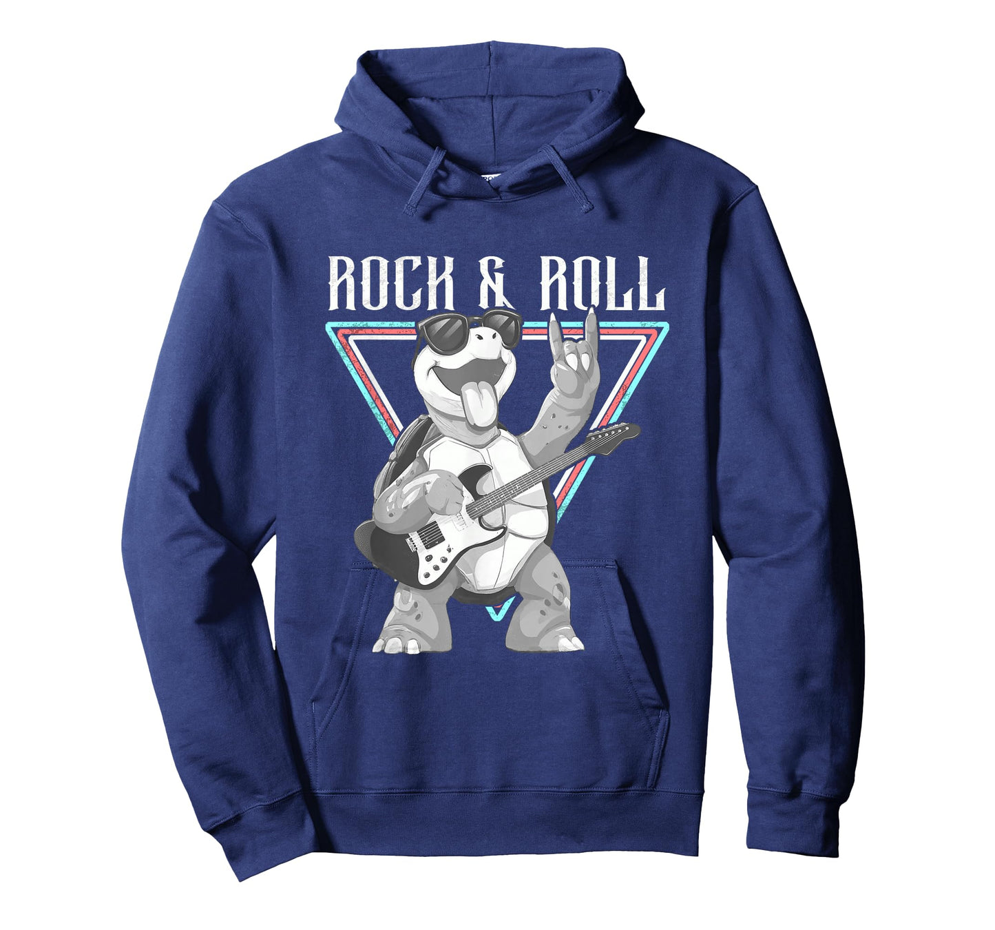 Rock & Roll Turtle Playing Guitar Fun T-Shirt