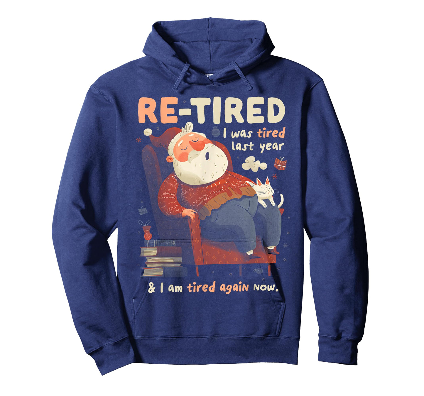 Re-Tired Santa Definition Funny T-Shirt