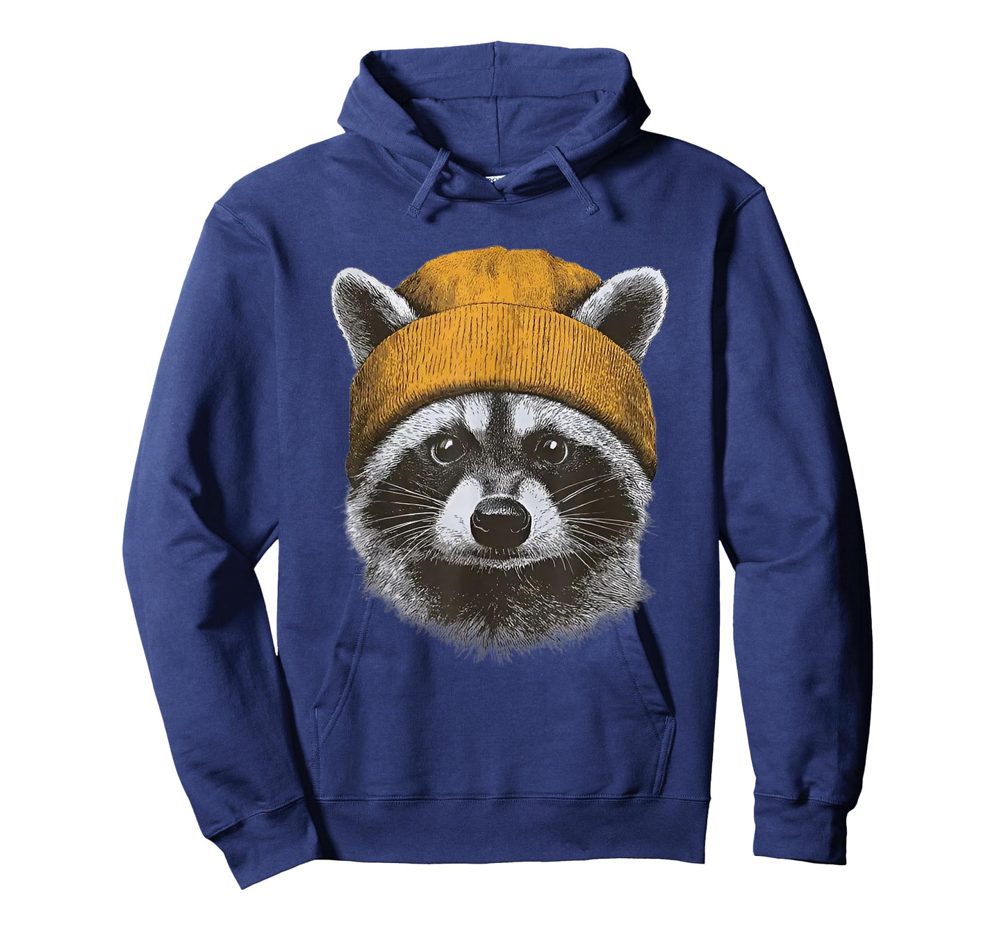 Retro Raccoon Wearing Beanie T-Shirt