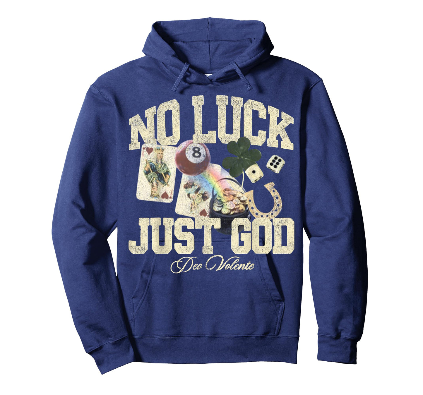 Christians Lucky No Luck Just God Jesus T-Shirt