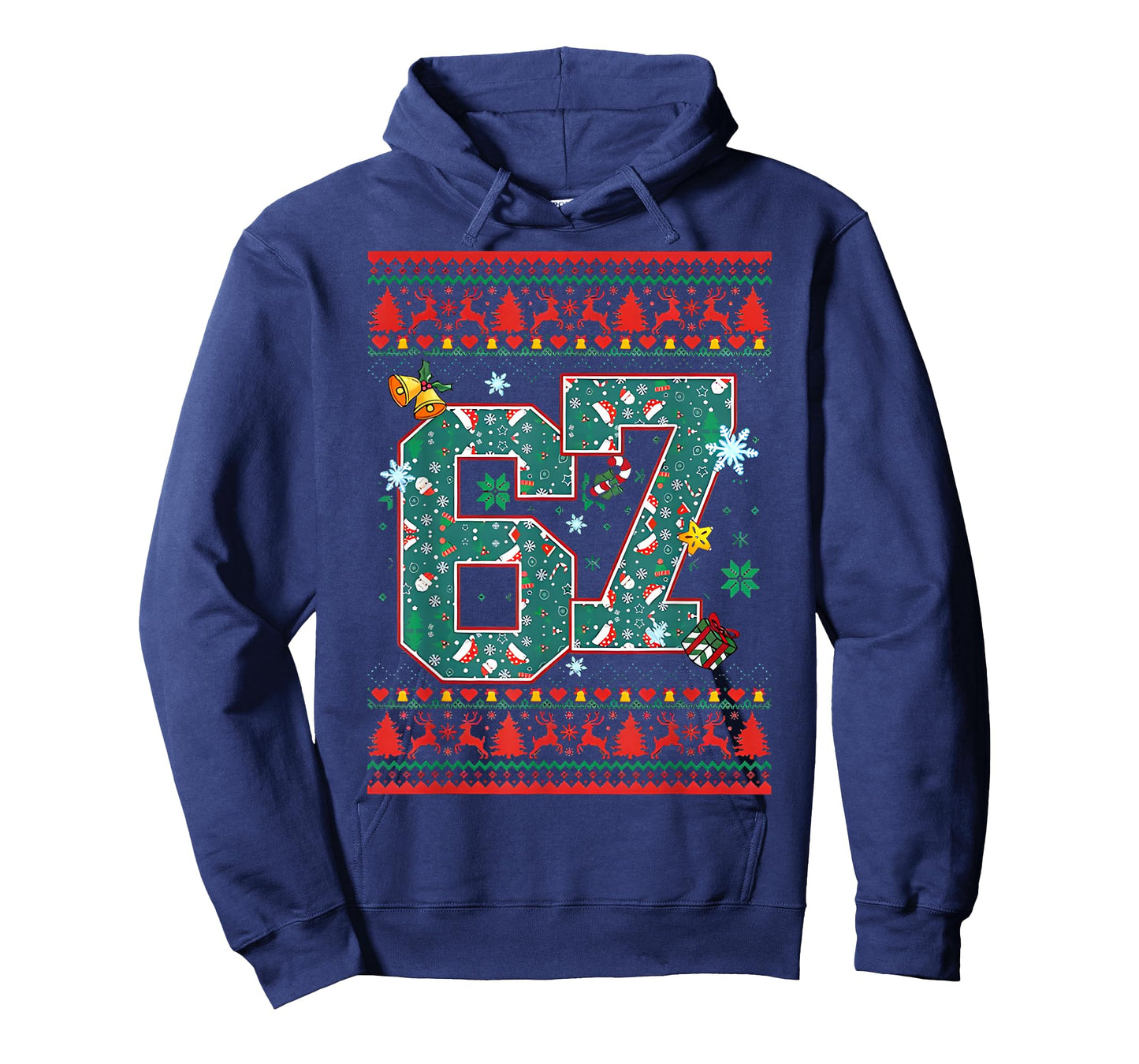 Retro 67 Six Seven Christmas Shirt Meme T-Shirt