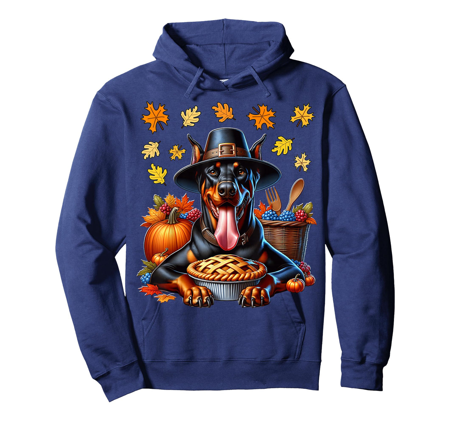 Doberman Thanksgiving Dobie T-Shirt