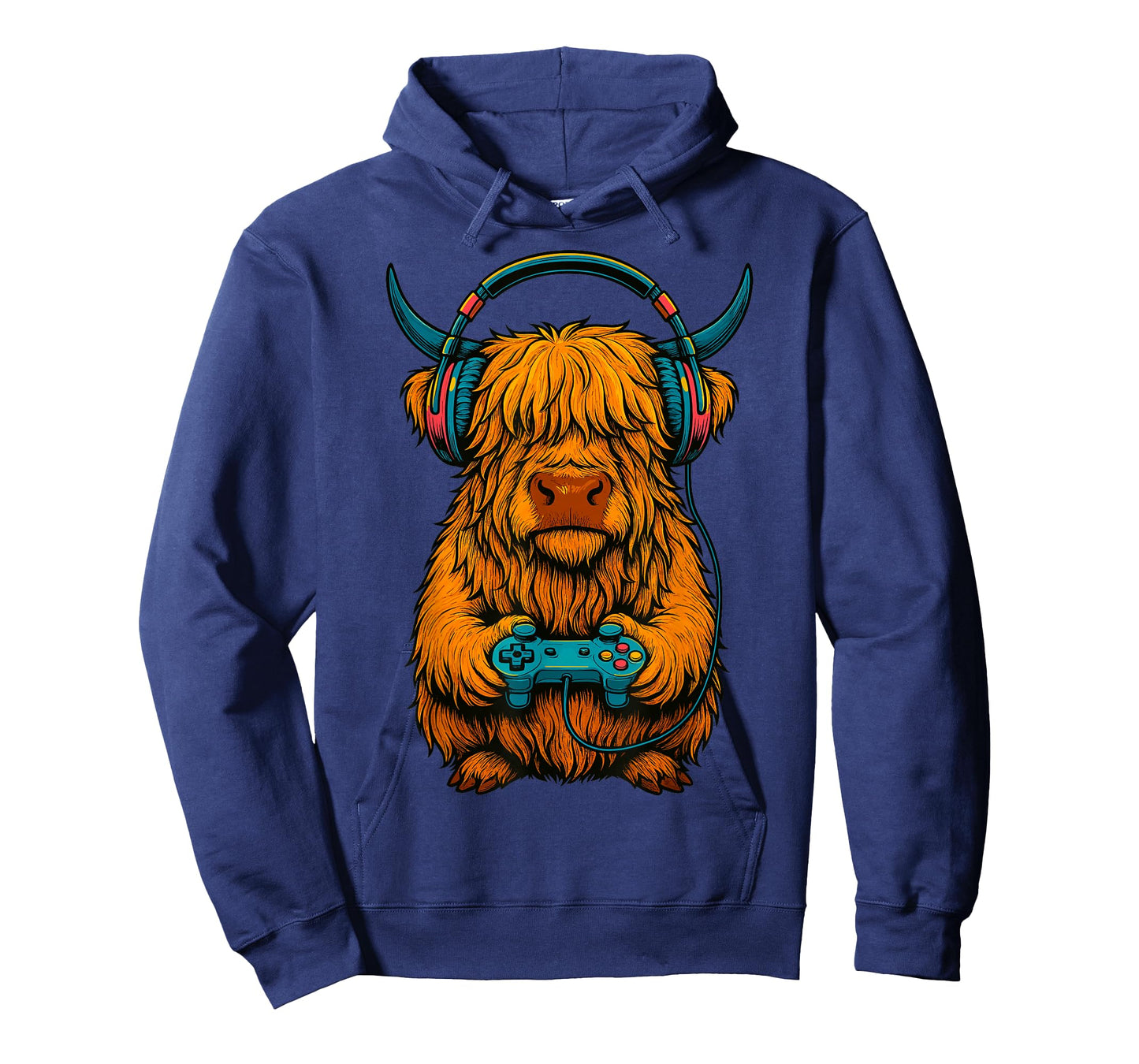 Gamer Highland Cow Gaming T-Shirt