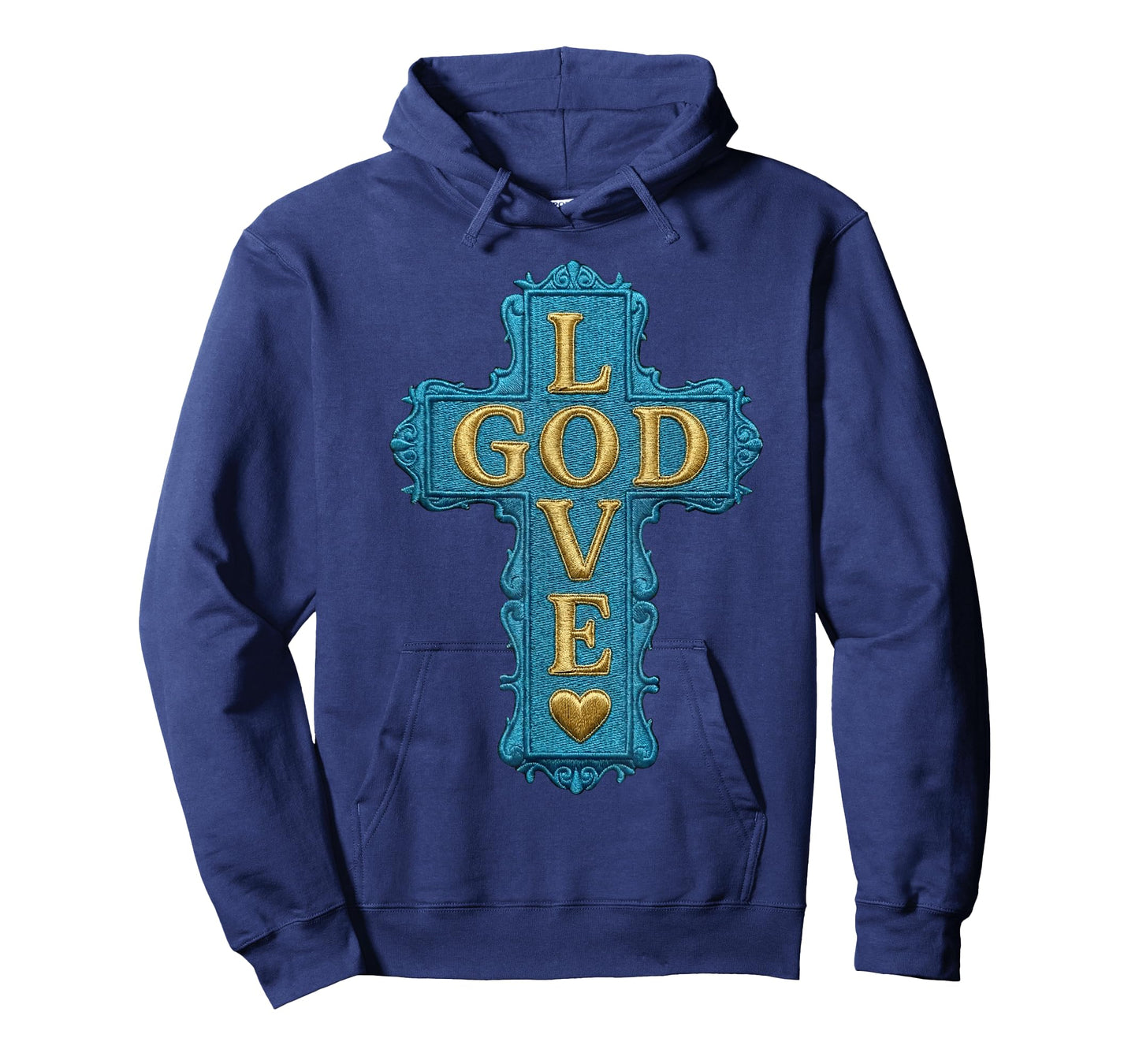 Gamma Blue God Love Jesus Chrisrtian T-Shirt