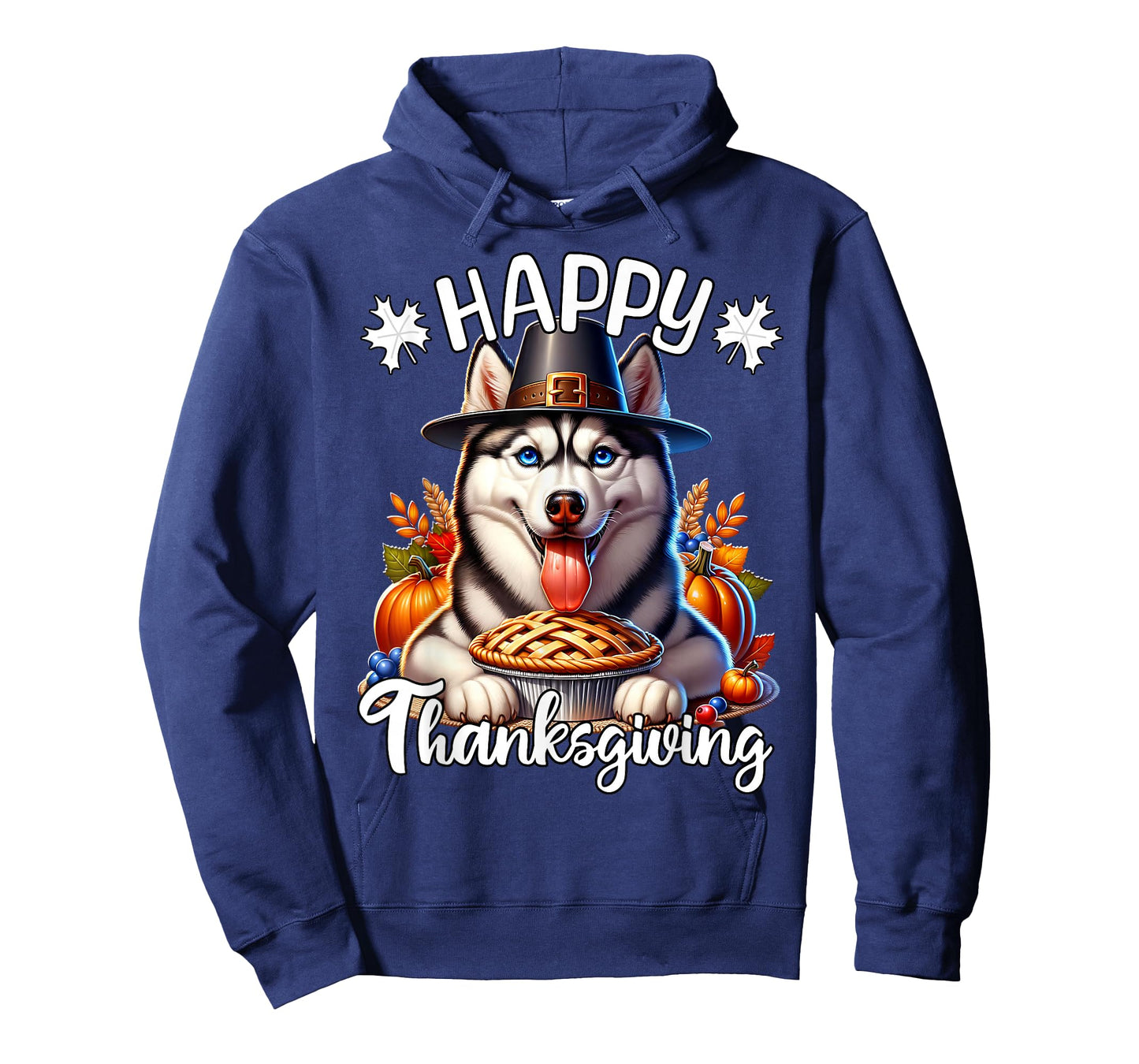 Husky Happy Thanksgiving Husky T-Shirt