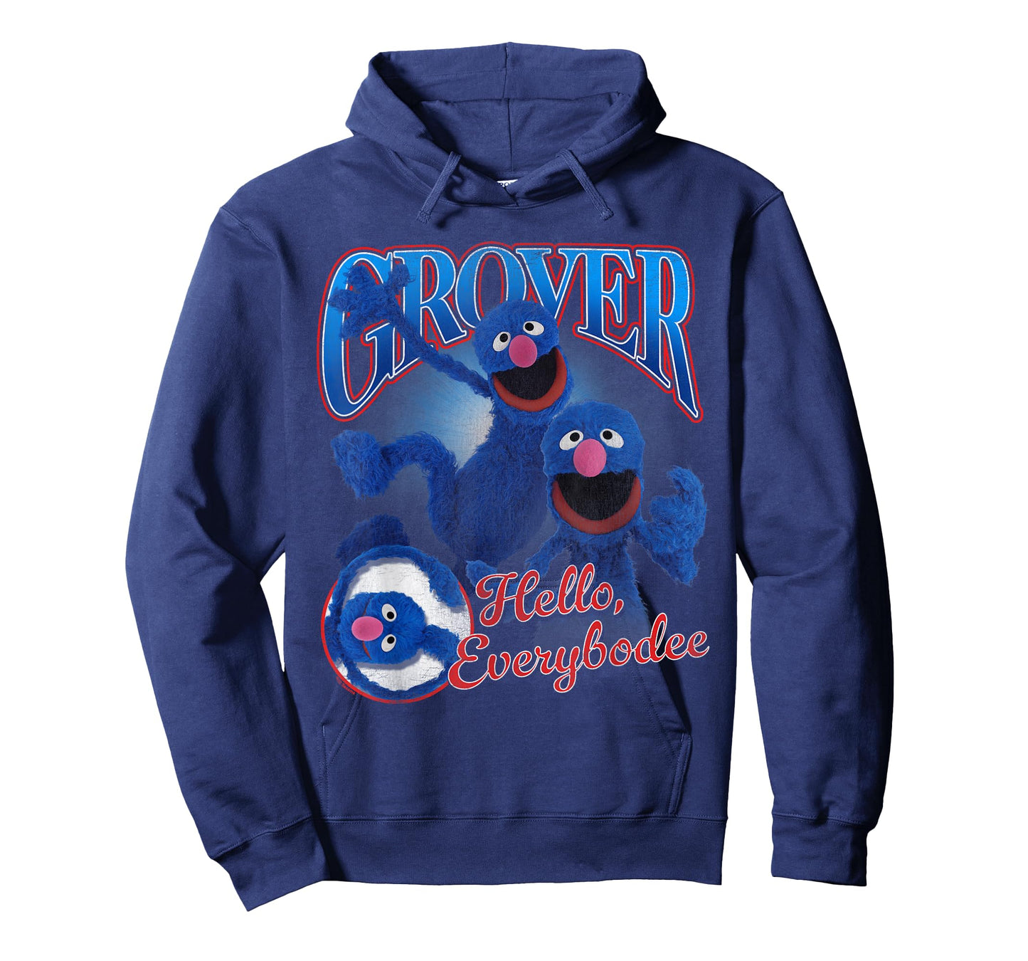 Sesame Street Grover Bootleg Style T-Shirt