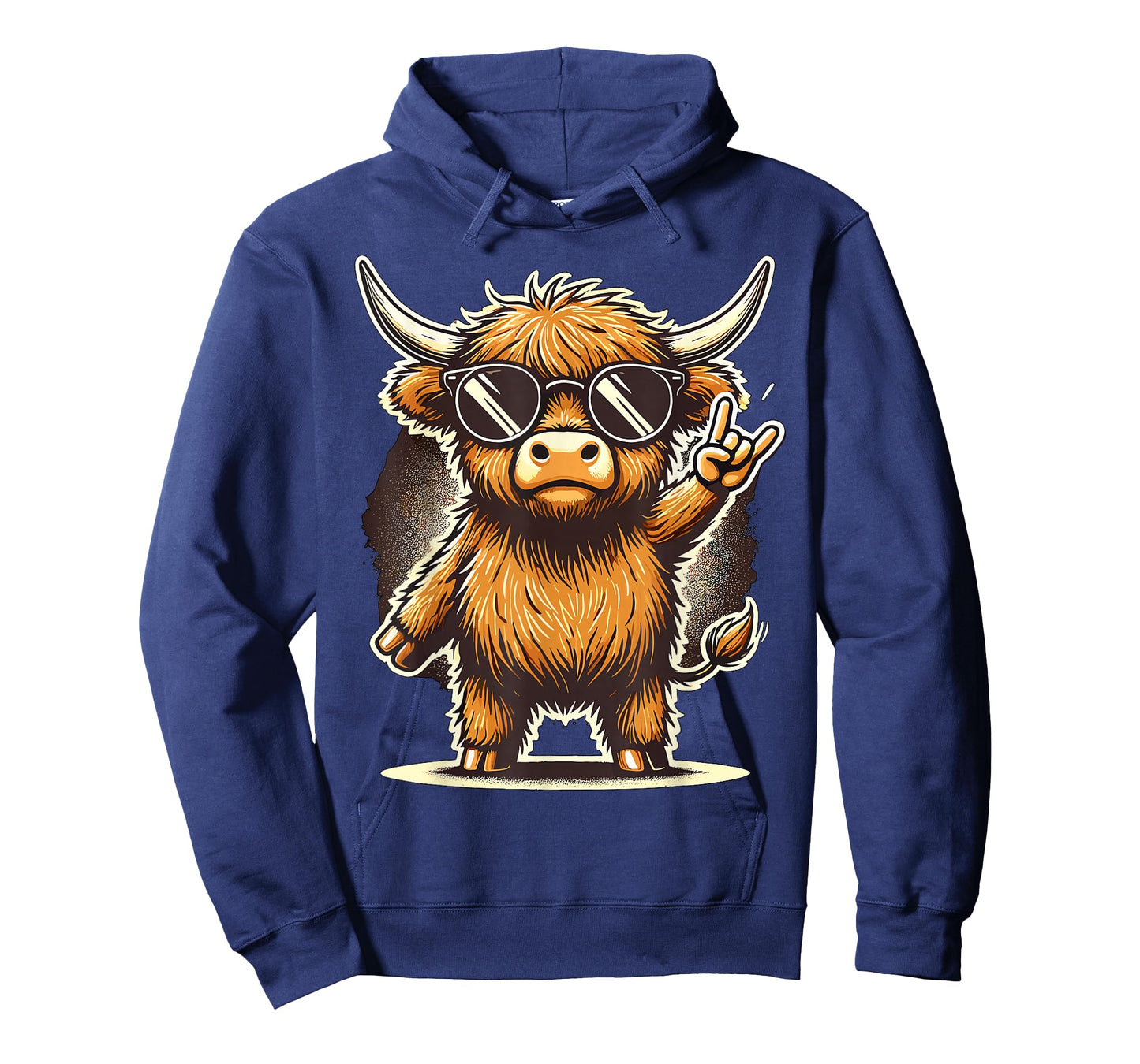 Highland Cow Rock and Roll T-Shirt