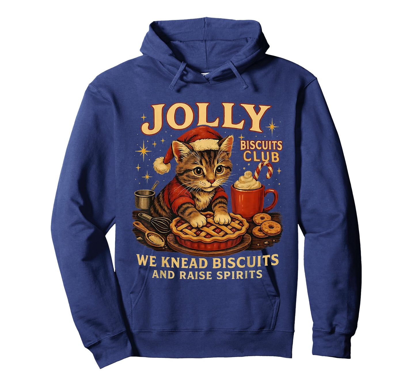 Jolly Biscuits Club We Knead Cat Xmas T-Shirt