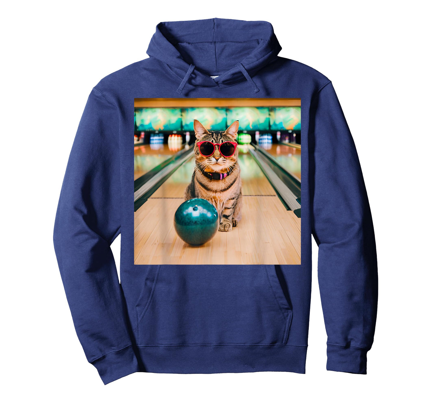 Cat at The Bowling Alley T-Shirt