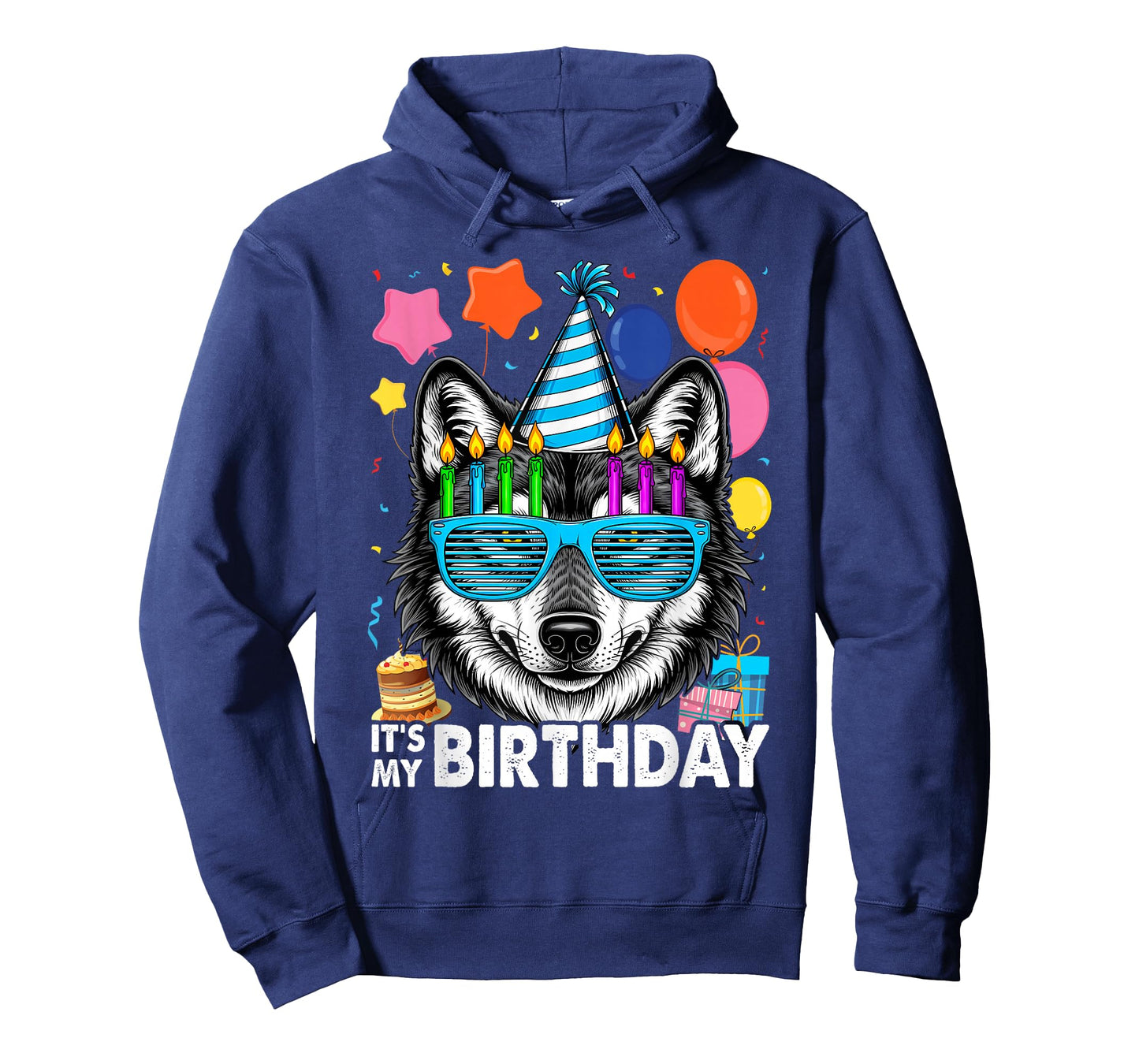 It's My Birthday Wolf for Wolves Themed T-Shirt
