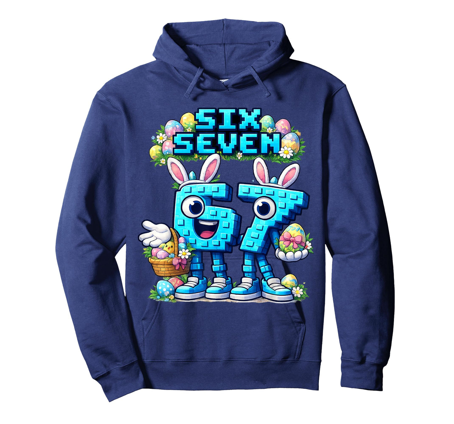 Kids Meme 67 Six Seven 6 7 Easter Day T-Shirt