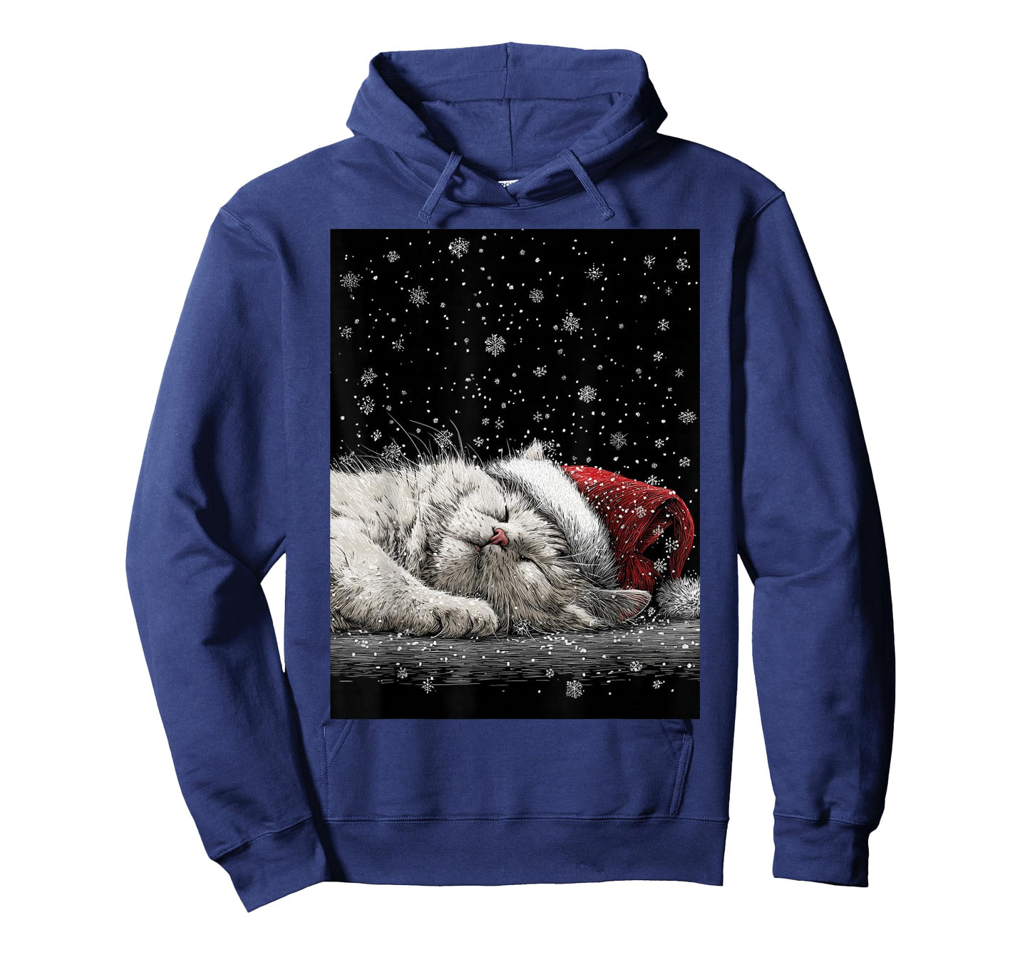 White Cat Christmas T-Shirt
