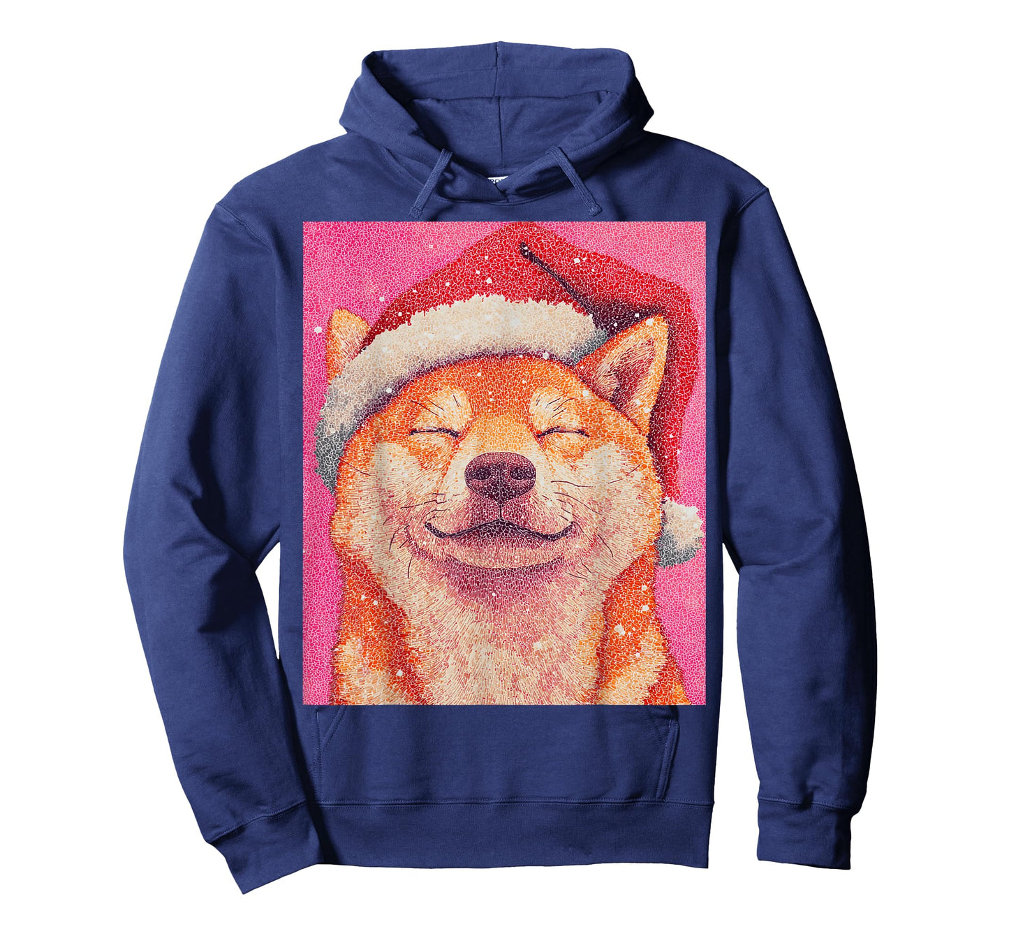 Shiba Inu Pink Dog Christmas T-Shirt