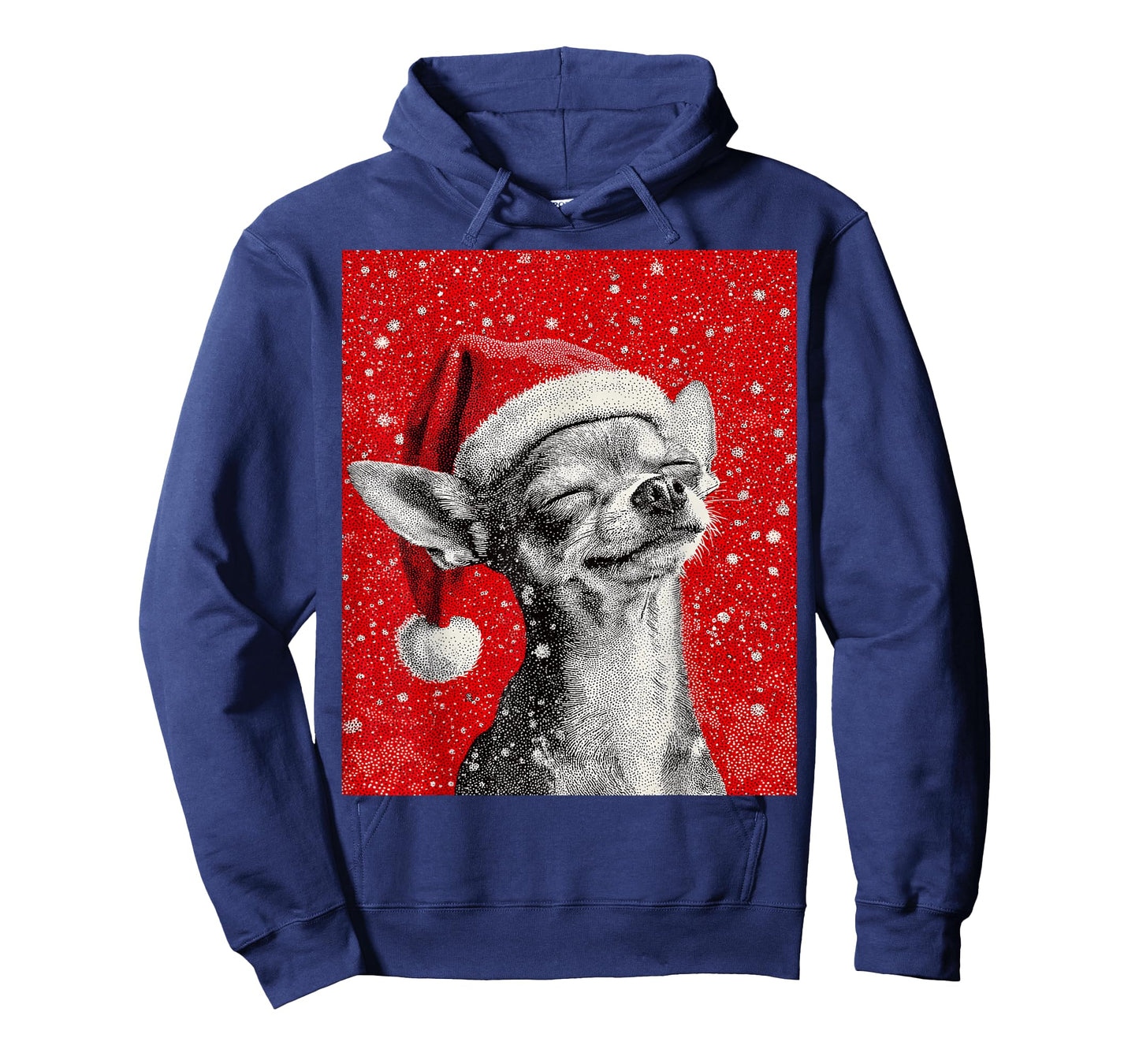 Christmas Chihuahua Red T-Shirt