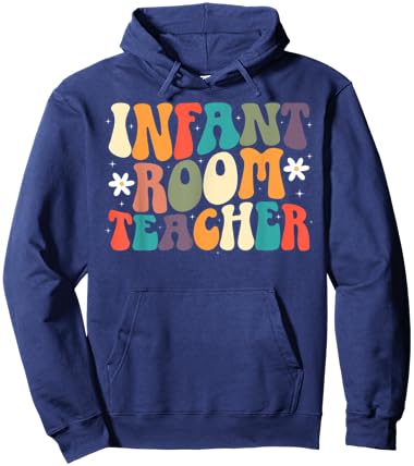 Infant Room Teacher Groovy Infant Teaching Hoodie - Hoodie | Navy
