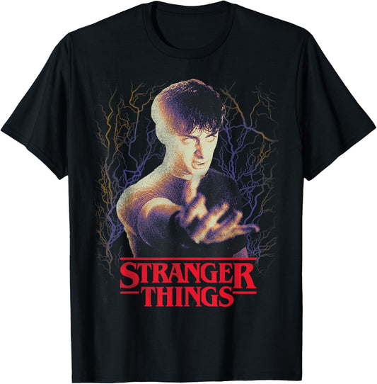 Stranger Things Season 5 Will Byers Epic Powers Metal Style T-Shirt - T-Shirt | Black