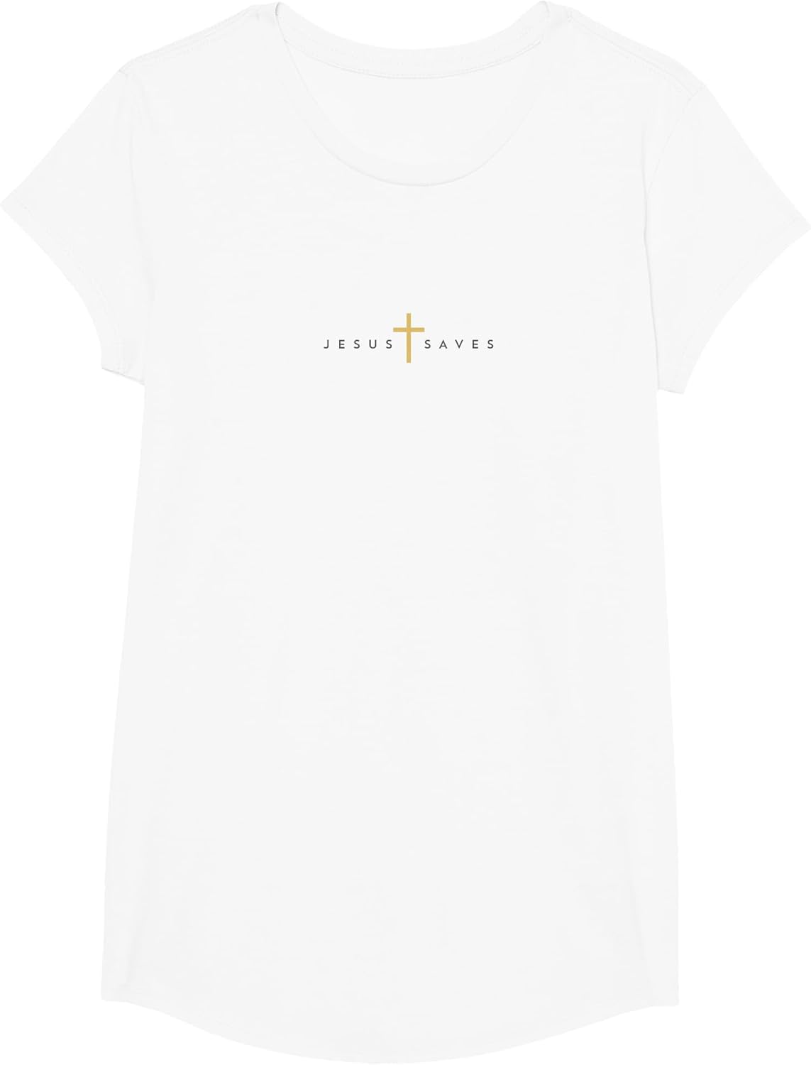 Jesus Saves Cross Gold Thin Christian Jesus White 33andme