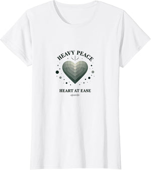 Heavy Peace Heart at Ease Anxiety Relief Design