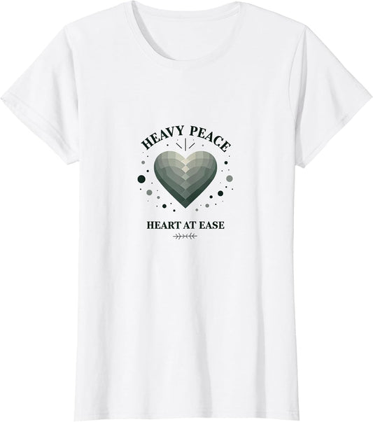 Heavy Peace Heart at Ease Anxiety Relief Design