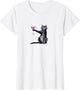 Cat with Martini Glass Cocktail