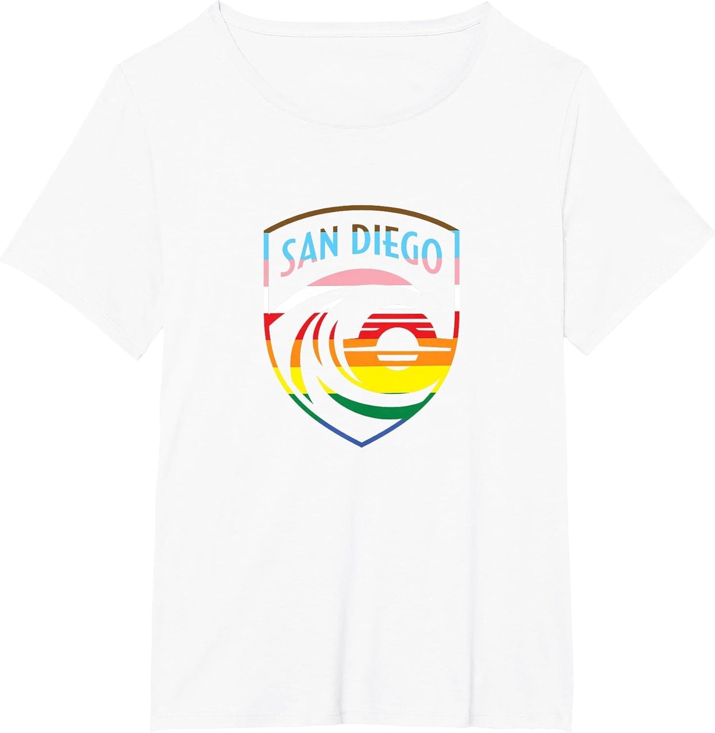 NWSL San Diego Wave Pride Crest