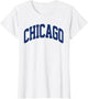 Retro Chicago Throwback Classic Chicago Men Women Blue