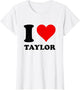 Red Heart I Love Taylor