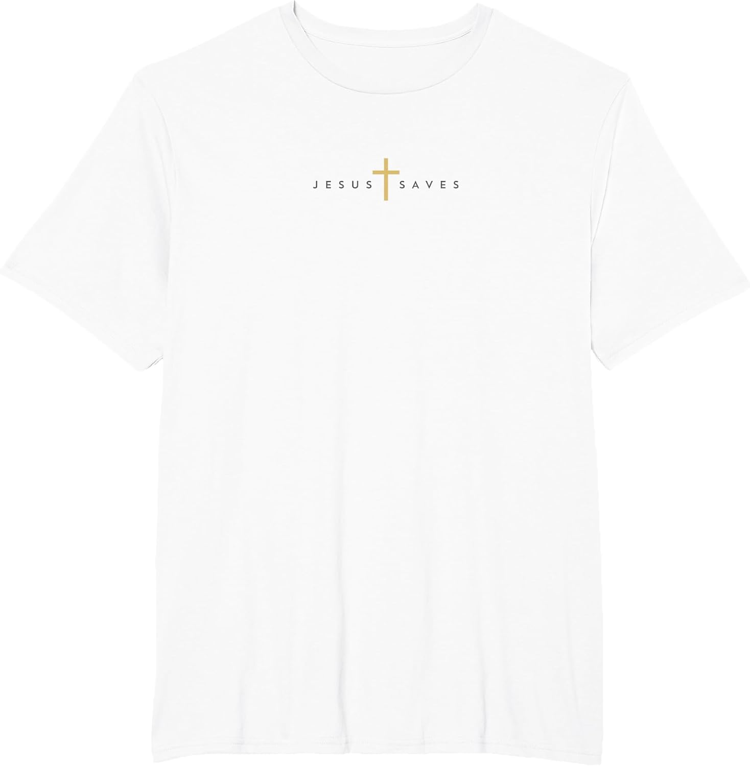 Jesus Saves Cross Gold Thin Christian Jesus White 33andme