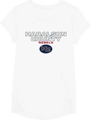 Haralson County High School Rebels Stacked