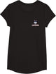 Connecticut Huskies Front/Back Basketball Black Licensed