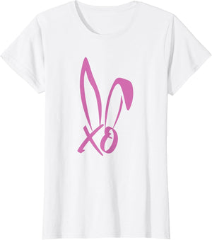 Bunnie XO – Pink Logo On White