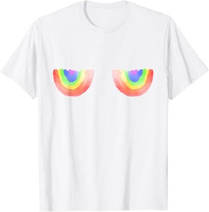 LGBTQ Rainbow Boobs LGBT Equality Gay Pride Human Rights