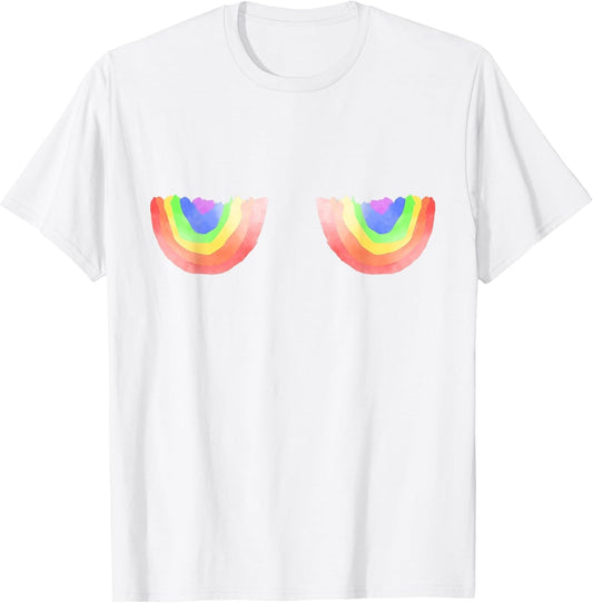 LGBTQ Rainbow Boobs LGBT Equality Gay Pride Human Rights