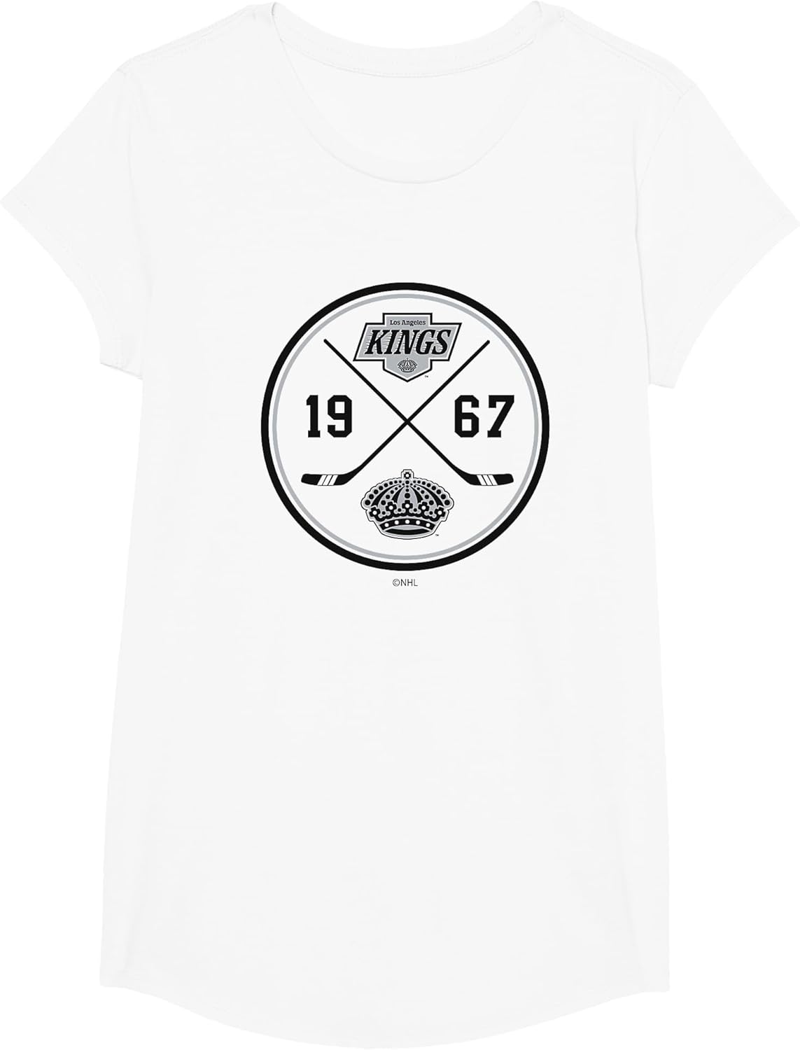 Los Angeles Kings Prize White NHL Officially Licensed