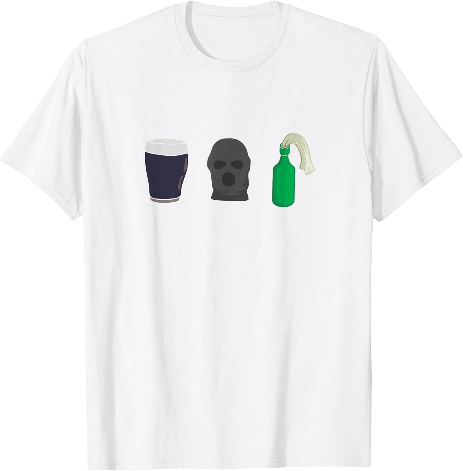Belfast Irish Republican Icons - Stout Balaclava Molotov
