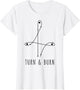 Barrel Racing Pattern Turn and Burn Horse Women Girls Kid