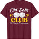 Old Balls Club Golf 60 Years Awesome 60th Birthday Golfer