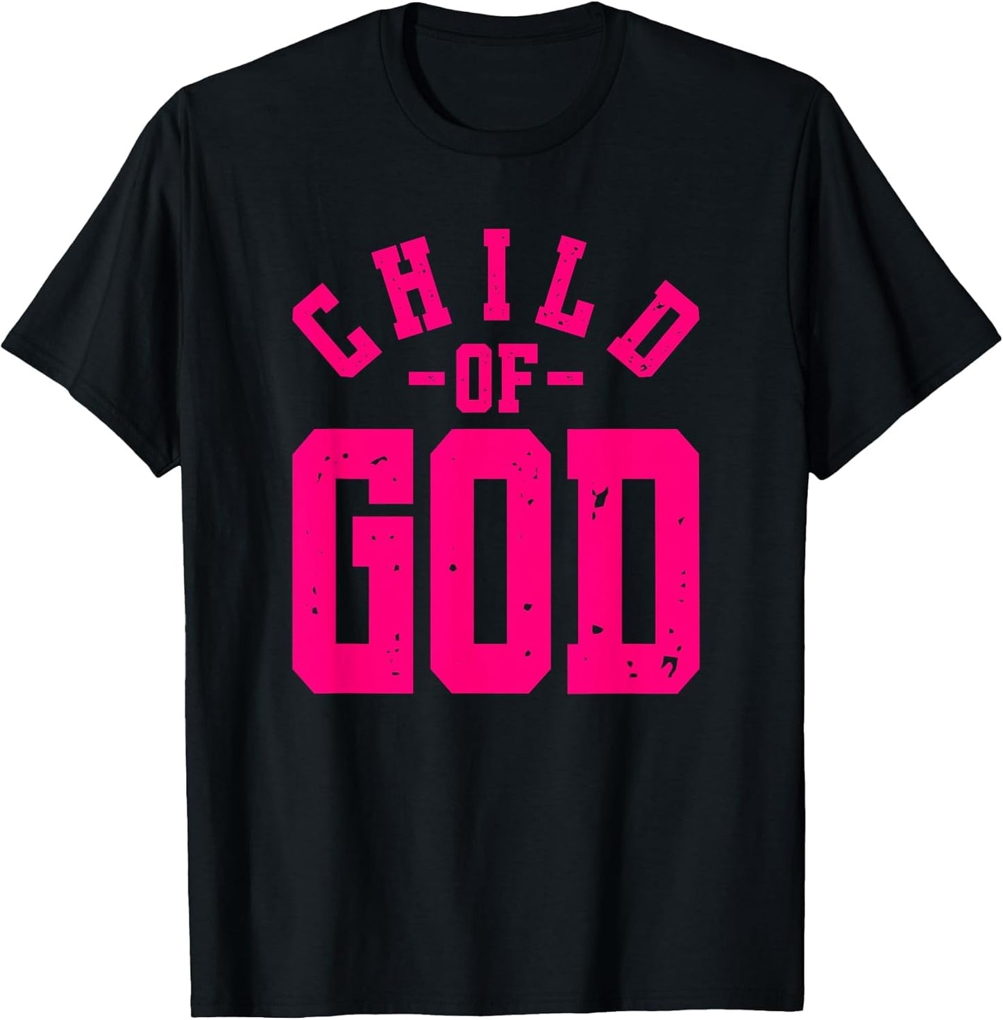 Child of God - Christian Faith Inspirational - Pink Graphic