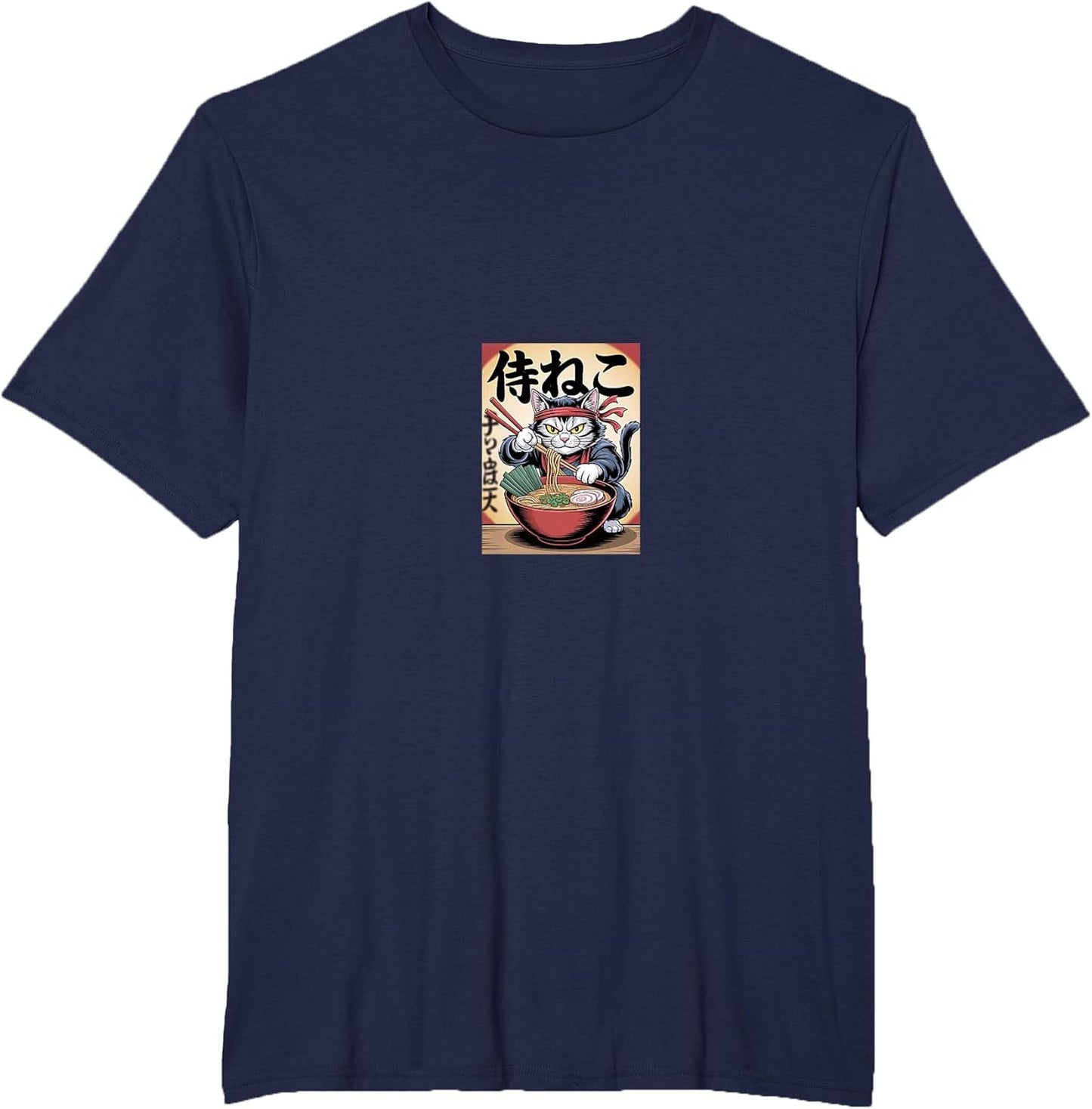 Anime Cat Ramen Japanese Funny Graphic Kawaii Cat Anime