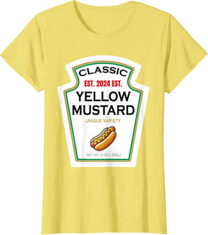 Mustard Halloween DIY Costume Family Matching Ketchup Sauce