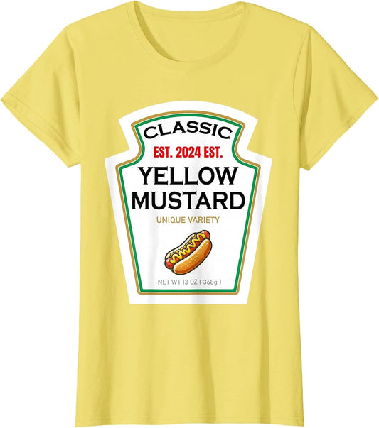 Mustard Halloween DIY Costume Family Matching Ketchup Sauce