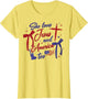 4th of July She Loves Jesus and America Too Christian Faith