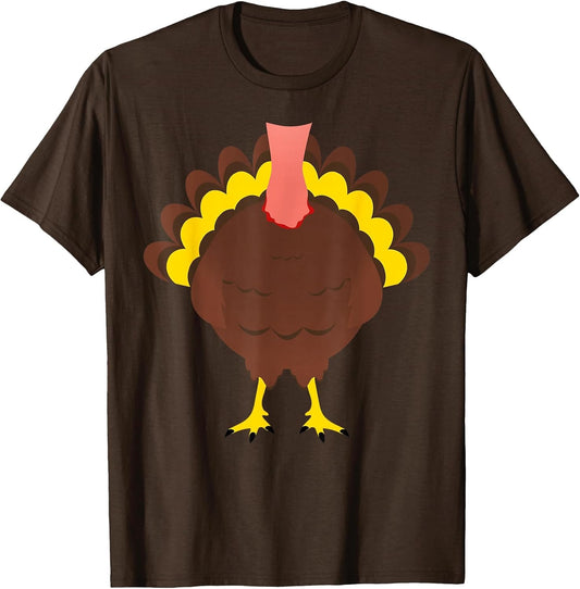 Turkey Shirt Adult Kids Men Women Turkey Costume